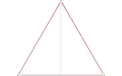 Bent Canvas Plain Single Tarp High Rise / Zipper Red