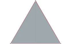 Bent Canvas Plain Single Tarp High Rise / Zipper Red -Outwell Store 251421 1783107 5