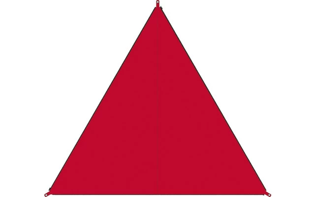 Bent Canvas Plain Single Tarp White / Zipper Red 9 Bent Canvas Plain Single Tarp White / Zipper Red – Bild 7