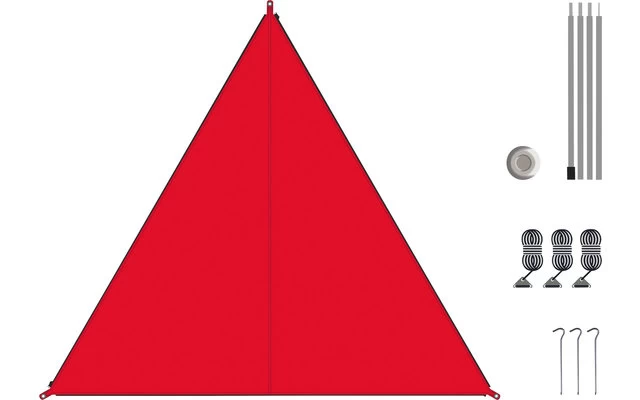 Bent Canvas Plain Set Tarp Barbados Cherry / Zipper Black 5 Bent Canvas Plain Set Tarp Barbados Cherry / Zipper Black – Bild 3