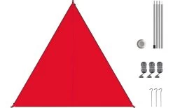 Bent Canvas Plain Set Tarp High Rise / Zipper Red -Outwell Store 251433 1777936 6