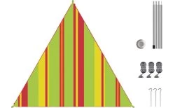 Bent Canvas Allover Set Tarp Caribbean Stripe Hawaii / Zipper Light Blue -Outwell Store 251481 2376752