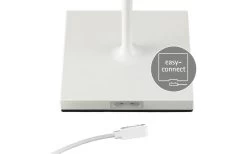 Sigor Nuindie Outdoor Akku-Tischleuchte Rund 380mm Weiß