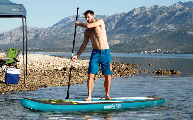 Camptime Polaris 11.0 SUP Set Aufblasbares Stand Up Paddling-Board Inkl. Paddel Und Luftpumpe 8 Camptime Polaris 11.0 SUP Set Aufblasbares Stand Up Paddling-Board Inkl. Paddel Und Luftpumpe – Bild 6