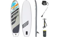 Bestway White Cap SUP Aufblasbares Stand-Up Paddling Board Inkl. Paddel Und Luftpumpe