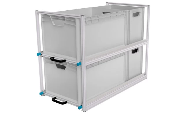SYS-Rack Kastenwagen Heckauszug Regal-System 94 X 49 X 70 Cm 3 SYS-Rack Kastenwagen Heckauszug Regal-System 94 X 49 X 70 Cm