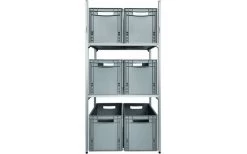 SYS-RACK Regal-System 64-L-RTR-1 Quer Für Heckgarage 85 X 31 X 130 Cm
