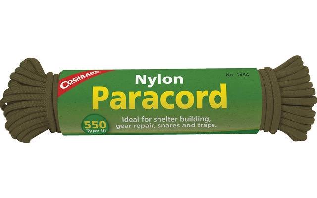 Coghlans Paracord Fallschirmseil 15,25 M Neon Orange 4 Coghlans Paracord Fallschirmseil 15,25 M Neon Orange – Bild 2