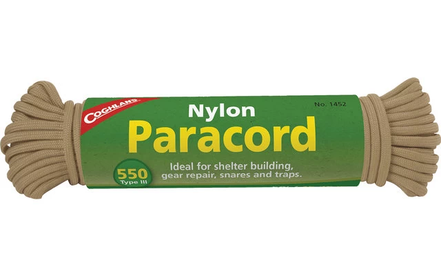 Coghlans Paracord Fallschirmseil 15,25 M Neon Orange 5 Coghlans Paracord Fallschirmseil 15,25 M Neon Orange – Bild 3