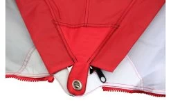Bent Zip-Protect Canvas Single Verbindbares Sonnensegel 250 X 250 X 250 Cm Rot -Outwell Store 504344 3884398 1