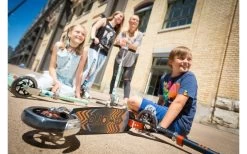 Micro Speed+ Klappbarer Aluminium Scooter Aztec Black -Outwell Store 536062 3520514