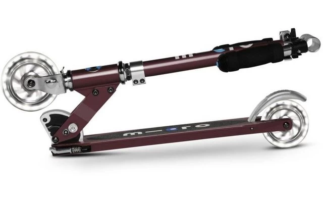 Micro Sprite LED Klappbarer Aluminium Scooter Mit LED-Rollen Autumn Rot 8 Micro Sprite LED Klappbarer Aluminium Scooter Mit LED-Rollen Autumn Rot – Bild 6