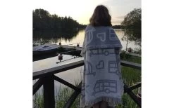 Pufz Decke Wohnwagen Weiß/grau -Outwell Store 553915 3686600