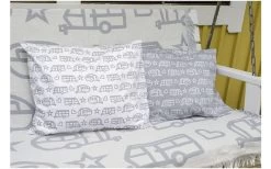 Pufz Decke Wohnwagen Weiß/grau -Outwell Store 554044 3686612