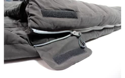 Outdoor Revolution Starfall Kingsize 400 Schlafsack Mit 2 Flanell Kissenbezügen Charcoal