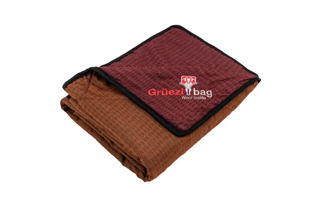 Grüezi Bag WellhealthBlanket Wool Home Schlafsack Chocolate/smoky Blue 6 Grüezi Bag WellhealthBlanket Wool Home Schlafsack Chocolate/smoky Blue – Bild 4
