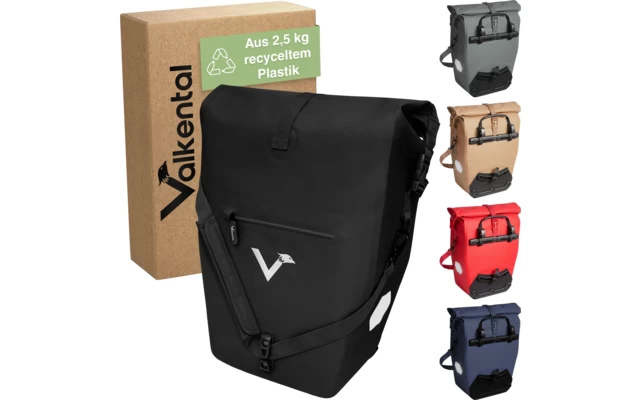 Valkental ValkOcean Gepäckträgertasche 28 Liter Beige 4 Valkental ValkOcean Gepäckträgertasche 28 Liter Beige – Bild 2