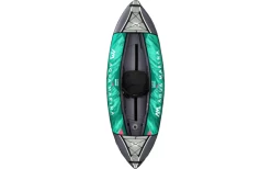 Aqua Marina Laxo Freizeit Kayak Set 7 Teilig Grün/grau Für 1 Person