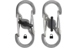 Nite Ize S-Biner MicroLock - Silber, 2 St.
