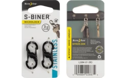 Nite Ize S-Biner MicroLock - Schwarz, 2 St. -Outwell Store 704855 4849598