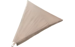 Bent TC Zip-Protect Canvas Verbindbares Sonnensegel 250 X 250 X 250 Cm Oker